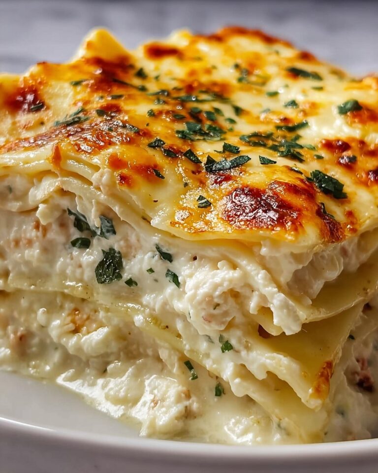 Garlic Butter Shrimp Scampi Lasagna Recipe