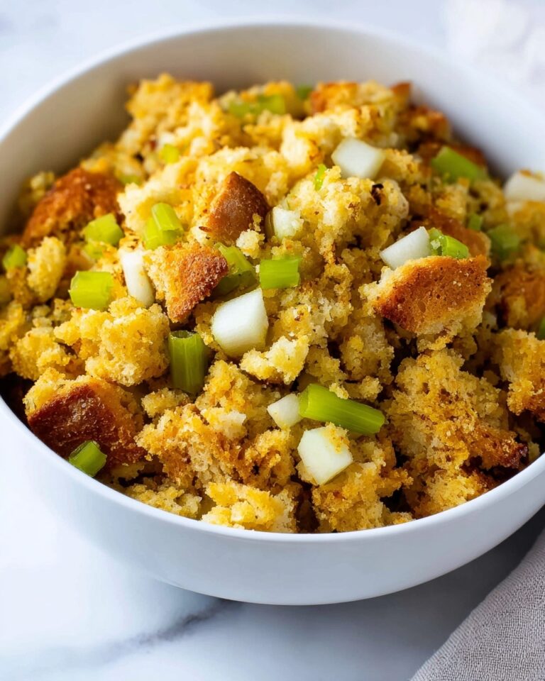 Cornbread Stuffing with Apples Recipe