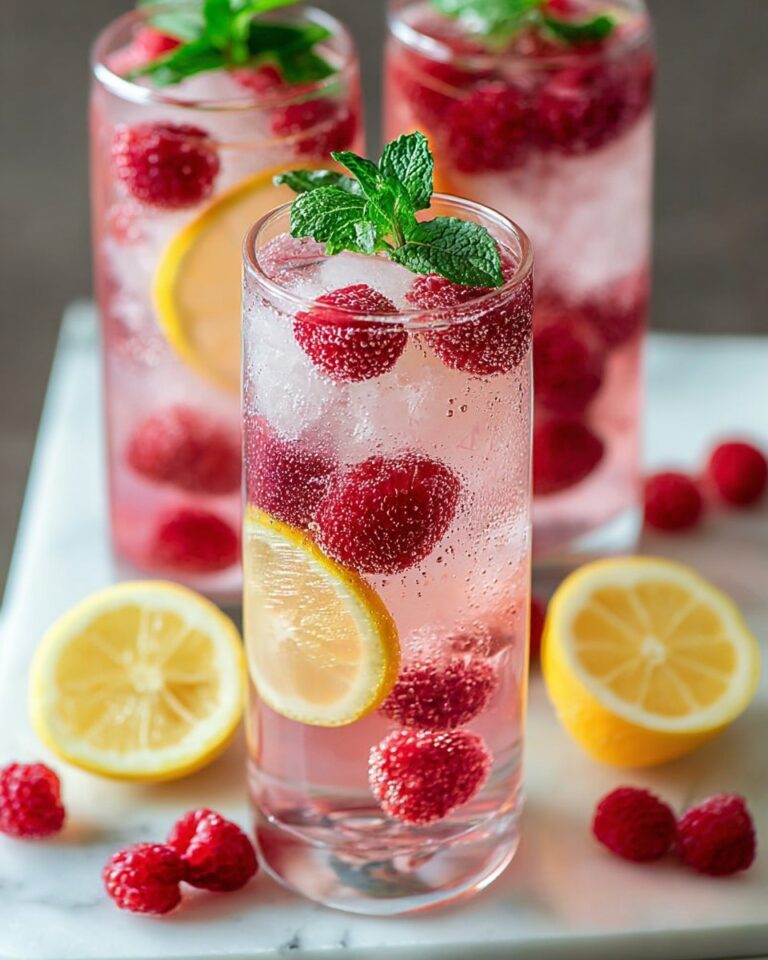 Sparkling Raspberry Lemonade: Refreshing Recipe for Summer Sips Recipe