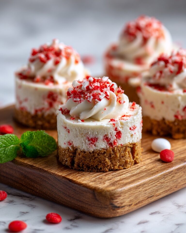 No-Bake Peppermint Cheesecake Bites Recipe