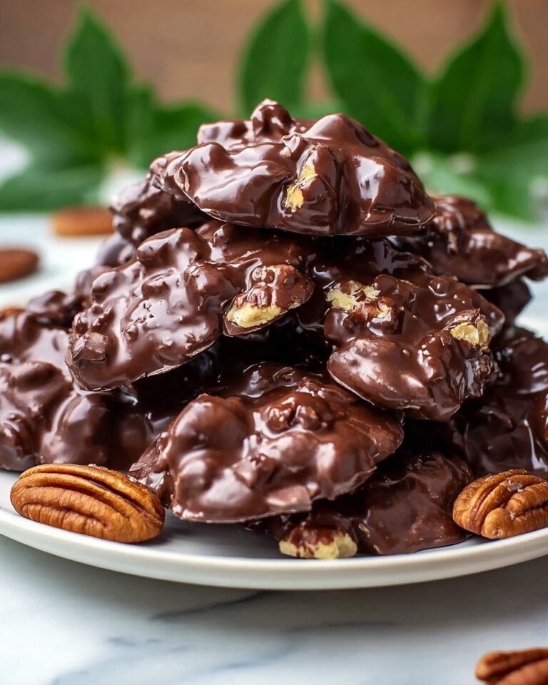 Chocolate Pecan Turtle Clusters Recipe