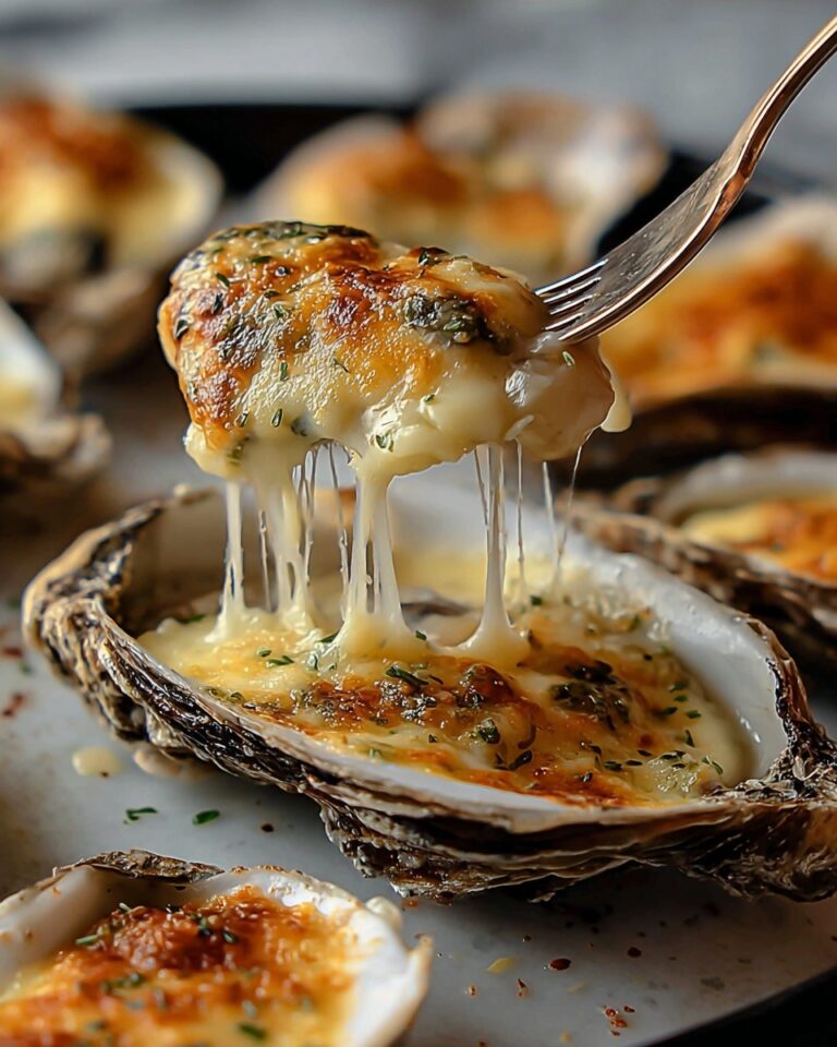 Grilled Parmesan Garlic Oysters Recipe