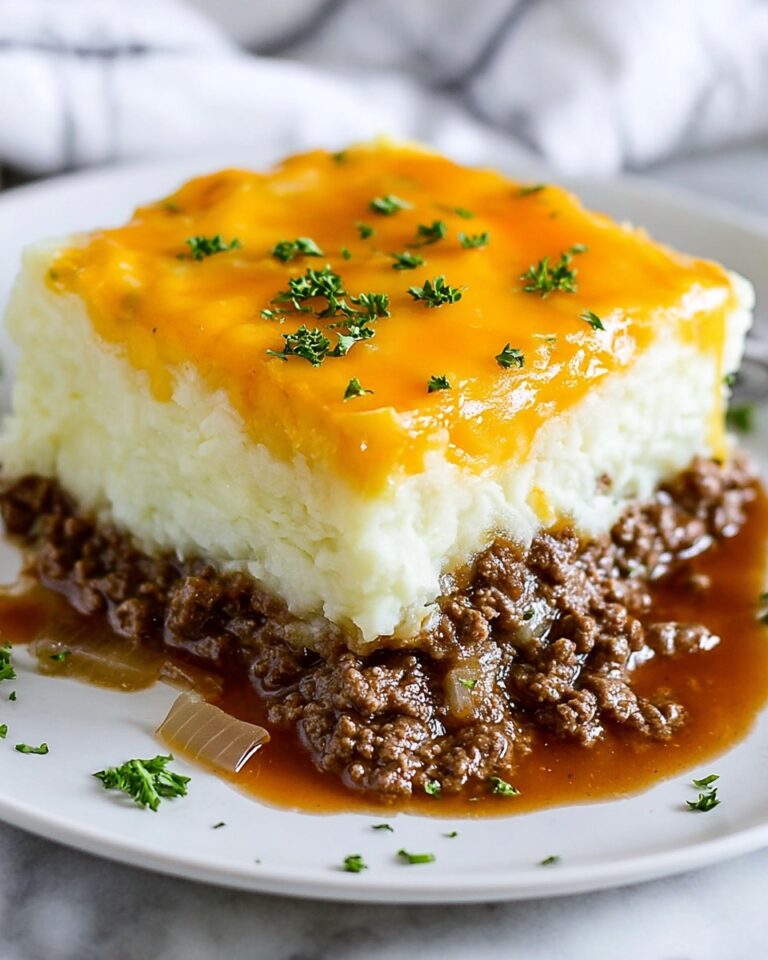 Meatloaf with Cheesy Mashed Potatoes Recipe