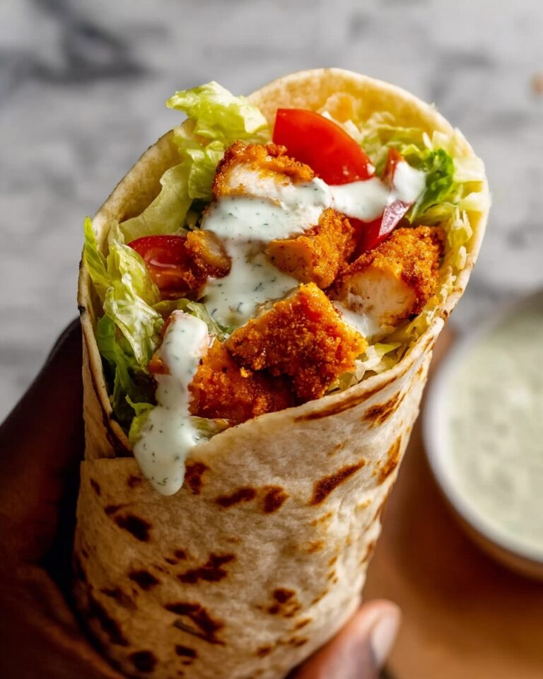 Crispy Chicken Twister Wrap Recipe