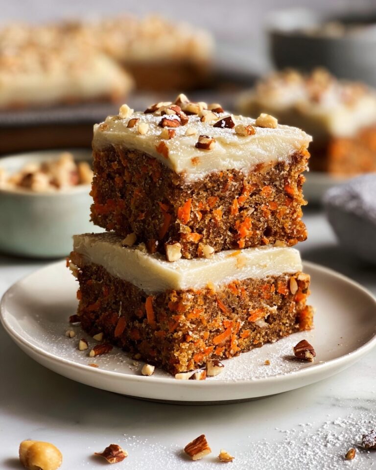 Vegan Carrot Cake Bars Recipe