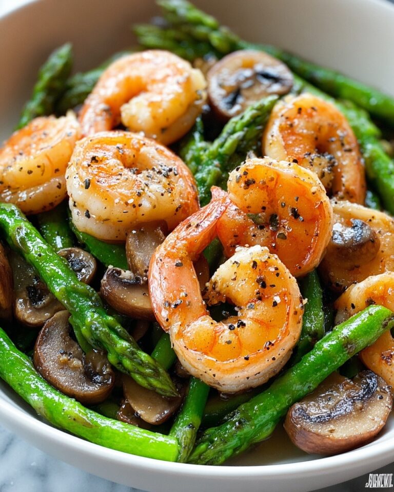 Shrimp and Asparagus Stir-Fry with Mushrooms Recipe