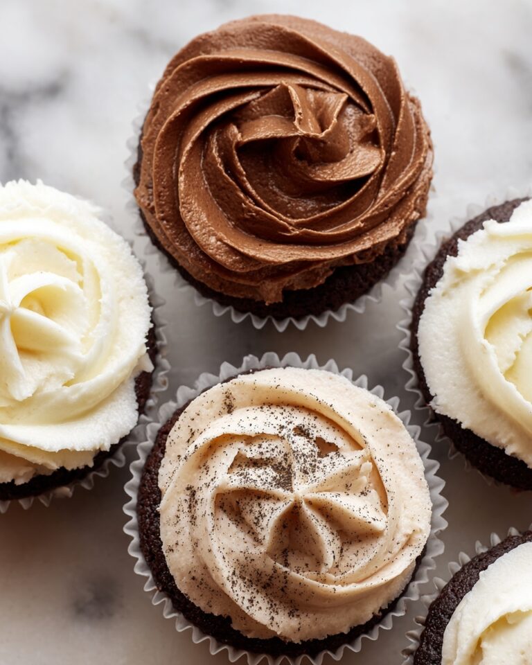 Buttercream Icing for Cupcakes (Vanilla and Chocolate) Recipe