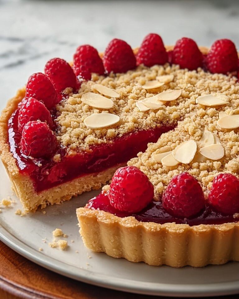 Raspberry Almond Streusel Tart Recipe