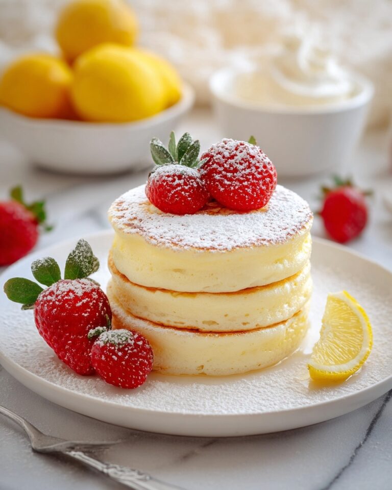Cloud-like Lemon Soufflé Pancakes Recipe
