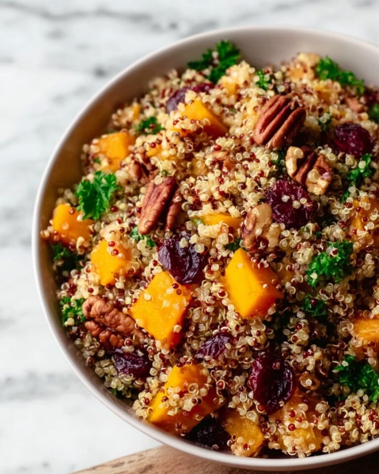 Roasted Pumpkin, Pecan & Cranberry Quinoa Salad Recipe