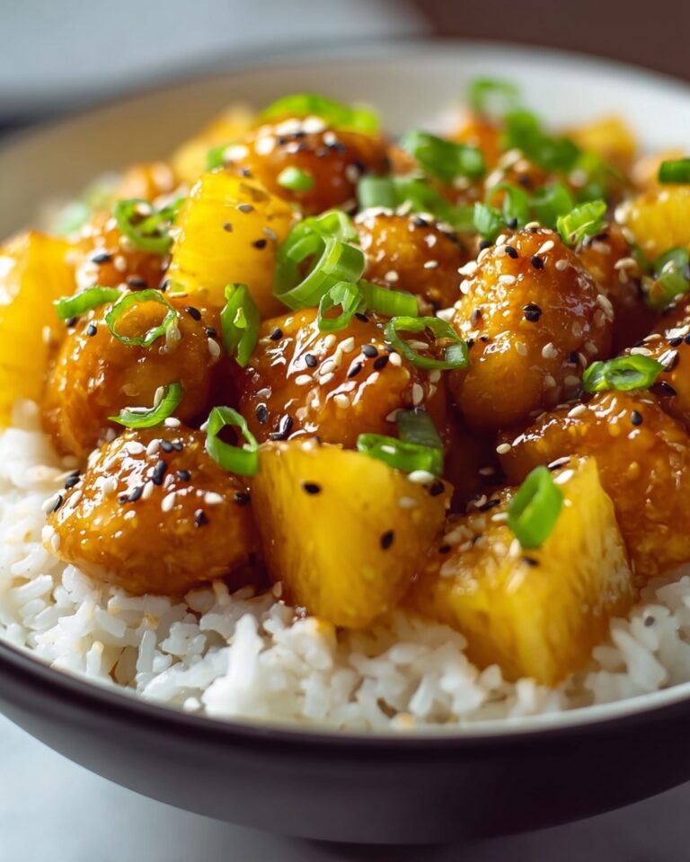 Baked Pineapple Chicken Bowls Recipe