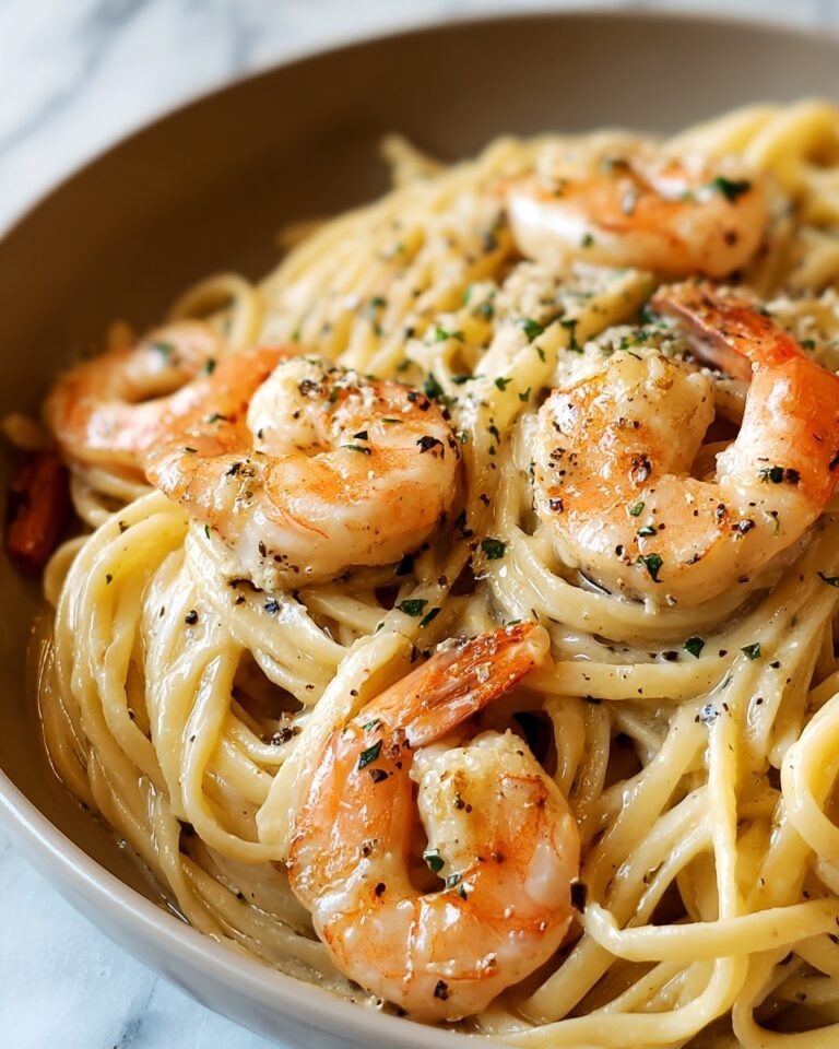 Creamy Garlic Shrimp Pasta Recipe