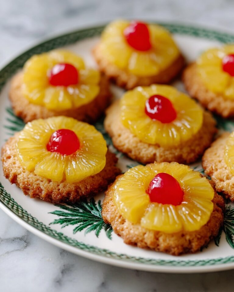 Christmas Pineapple Upside-Down Sugar Cookies Recipe