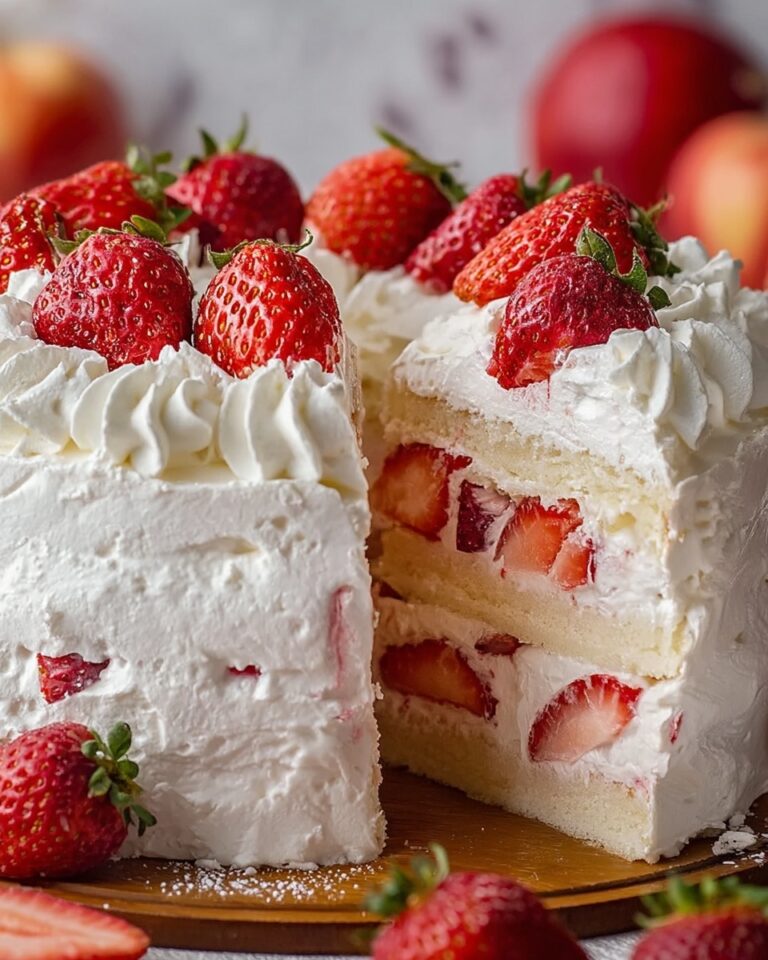 Strawberry Angel Cake Recipe