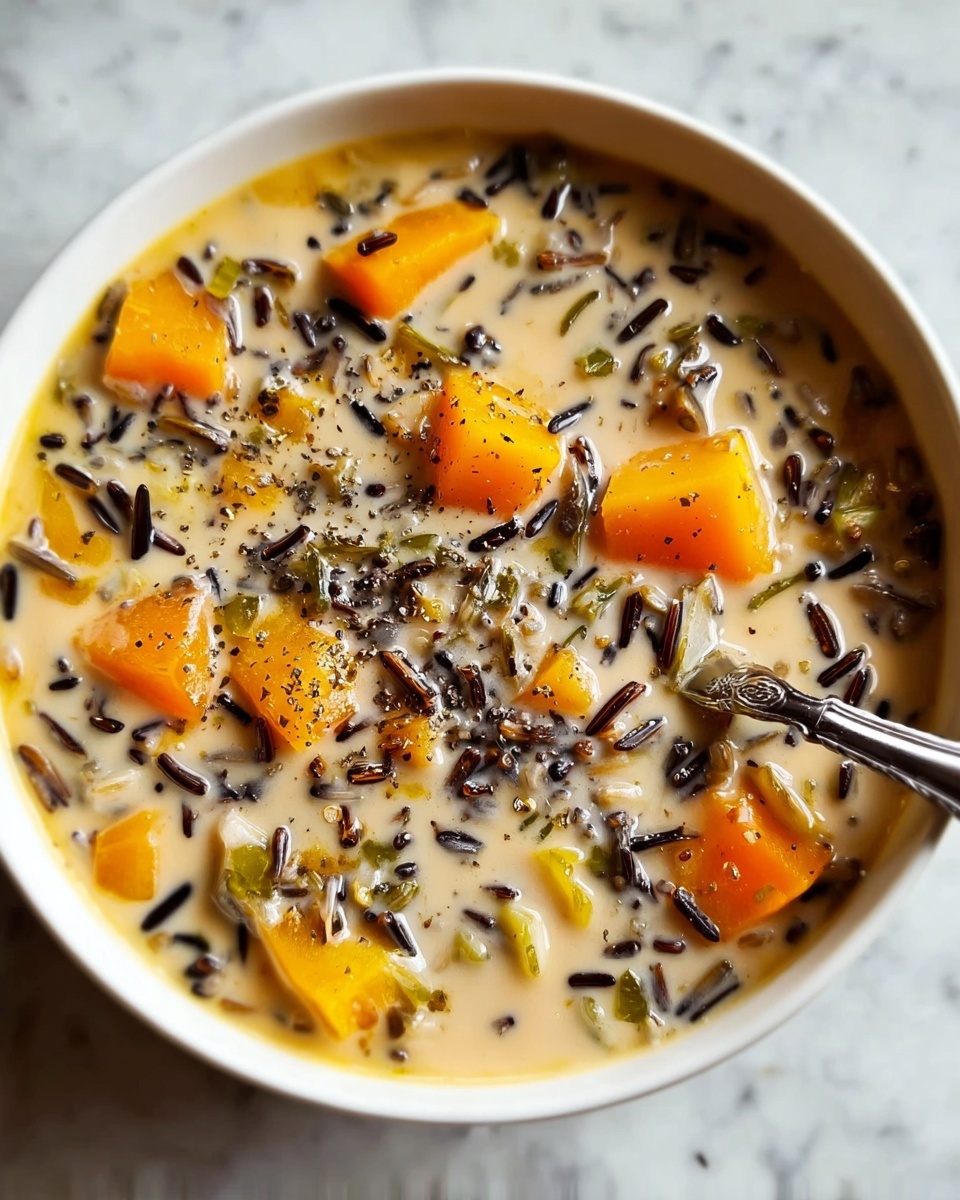 Cozy Autumn Wild Rice Soup Recipe - Recipe Image