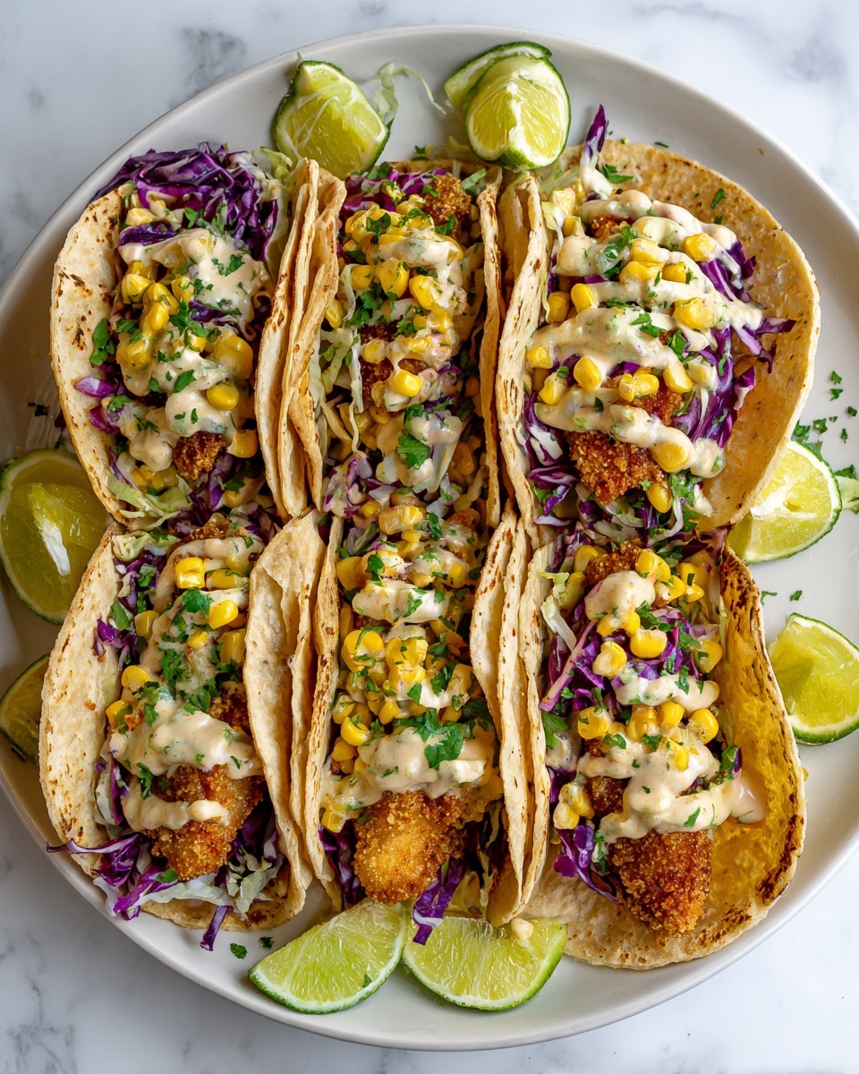 Crispy Fried Chicken Tacos Recipe - Recipe Image