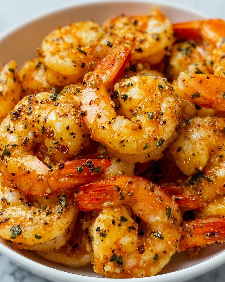 Air Fryer Garlic Parmesan Shrimp Recipe - Recipe Image