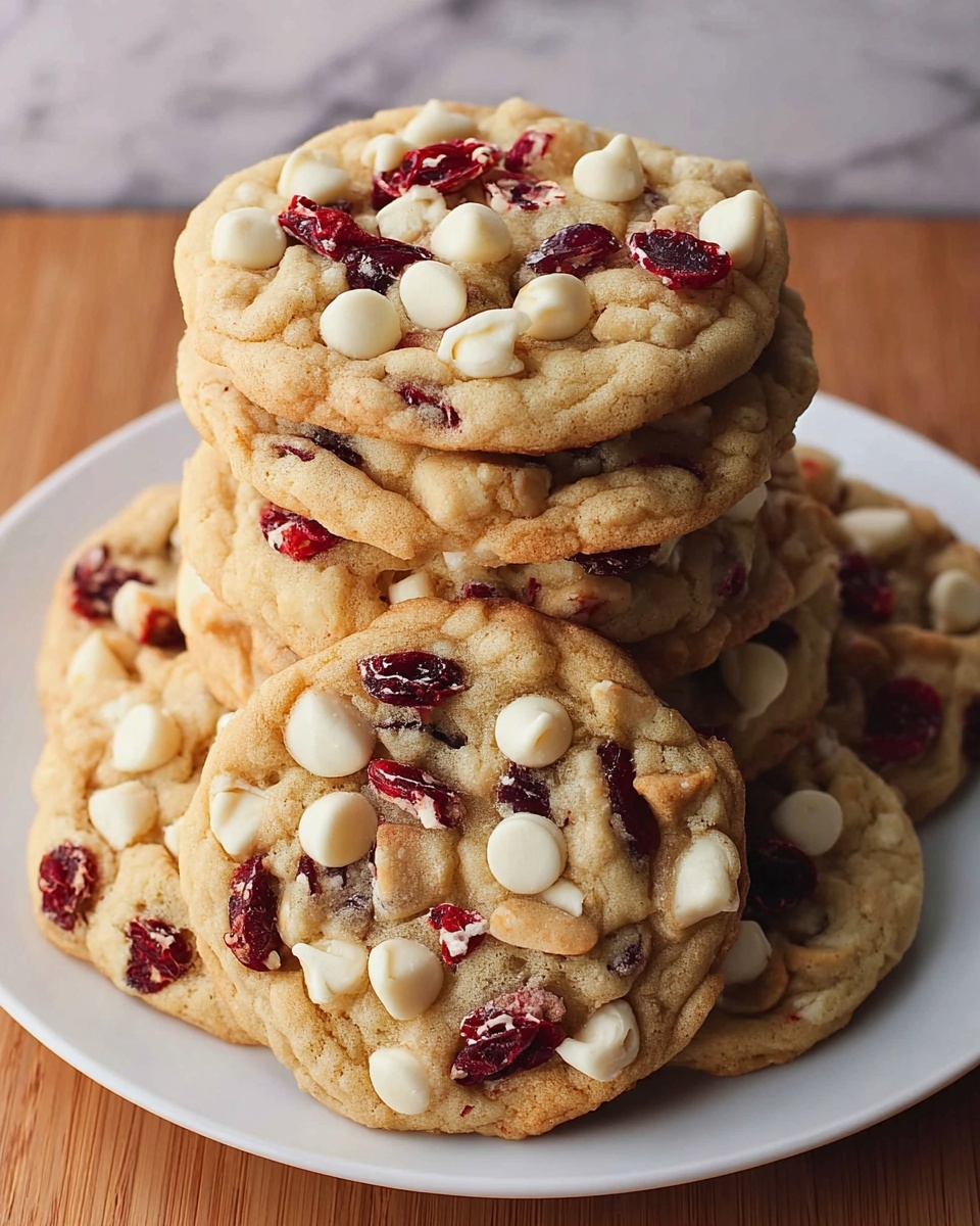White Chocolate Cranberry Cookies Recipe - Recipe Image