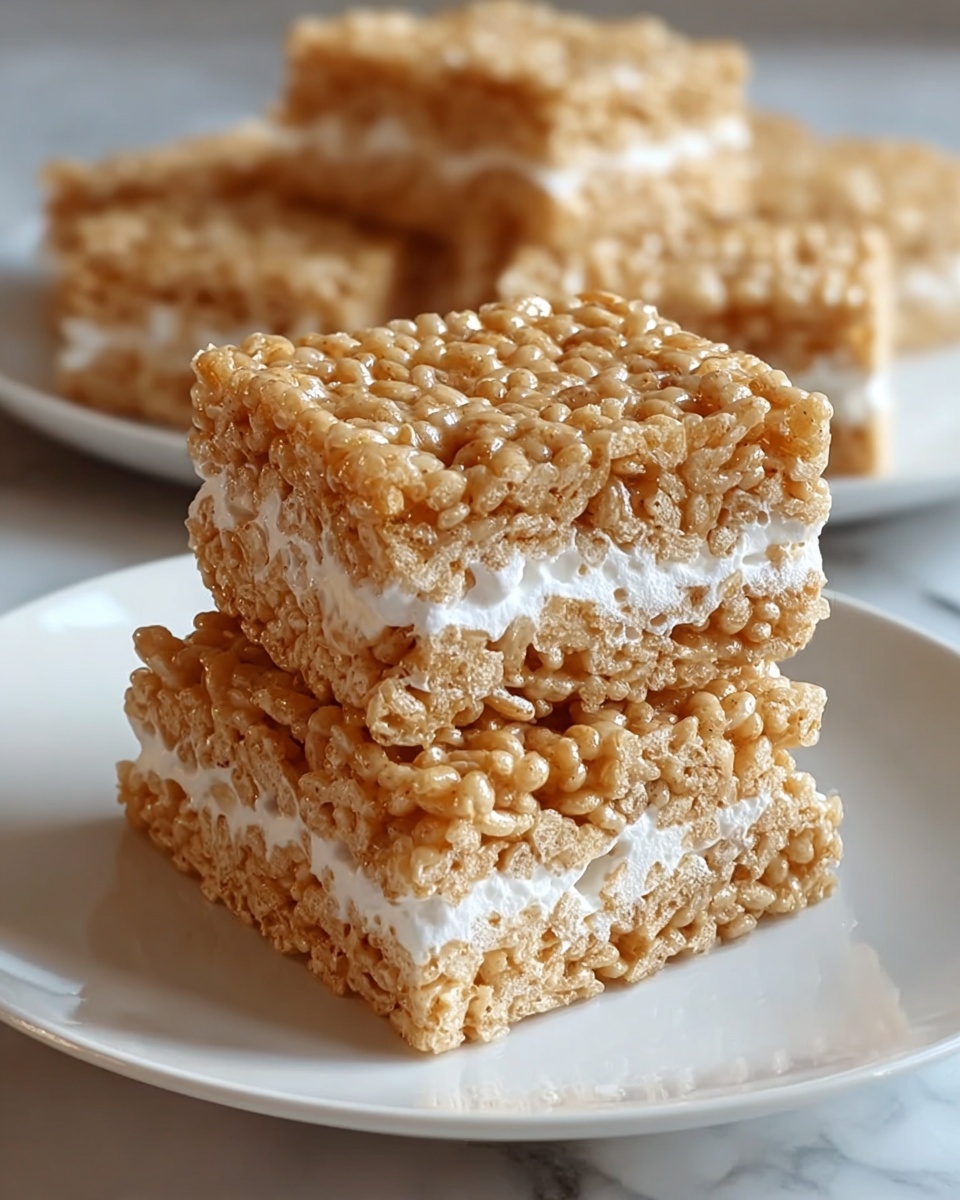 Fluffernutter Rice Krispie Treats Recipe - Recipe Image