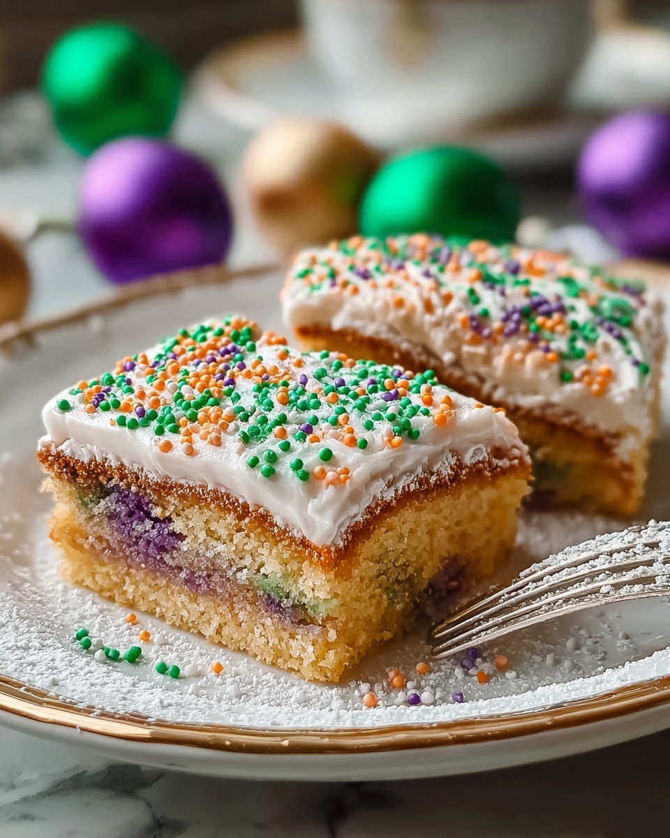 Authentic Mardi Gras King Cake Recipe - Recipe Image