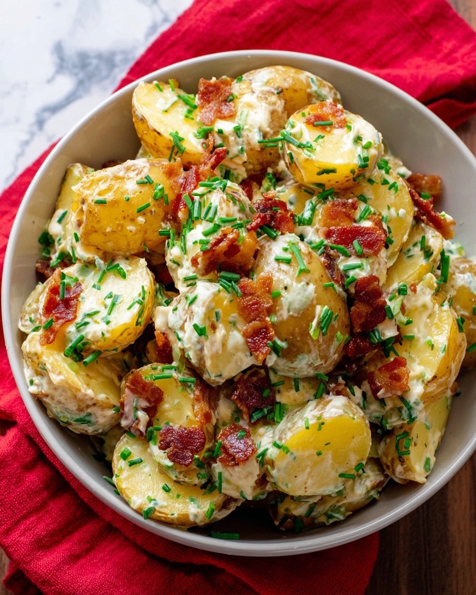 Warm German Potato Salad Recipe - Recipe Image