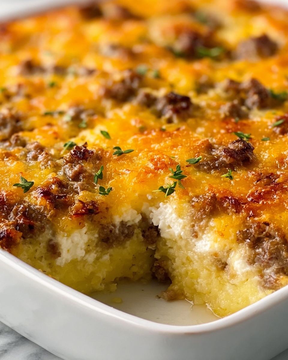 Cream Cheese Hashbrown Casserole: Ultimate Breakfast Recipe - Recipe Image
