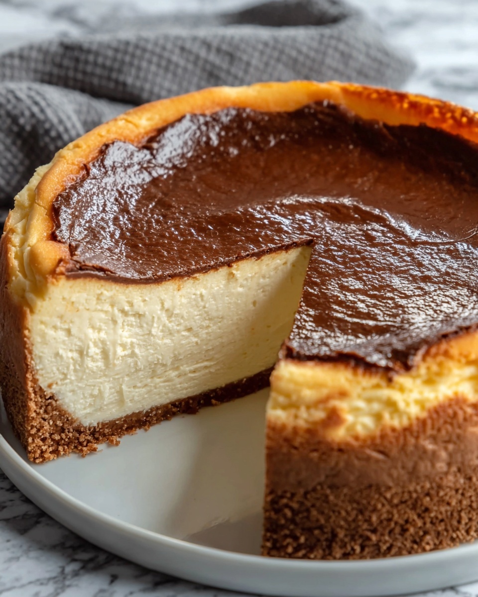 Loaf Pan Basque Cheesecake Recipe - Recipe Image