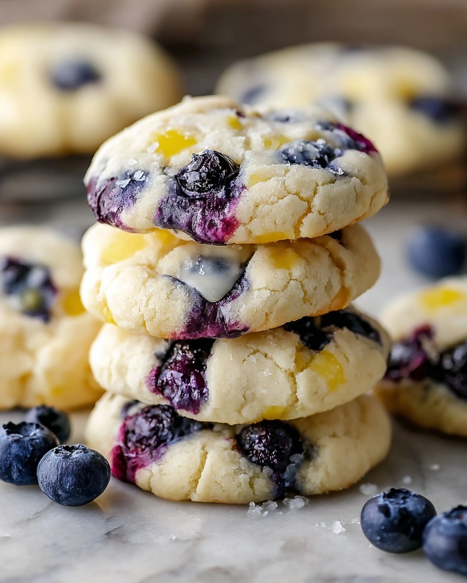 Greek Yogurt Lemon Blueberry Cookies Recipe - Recipe Image