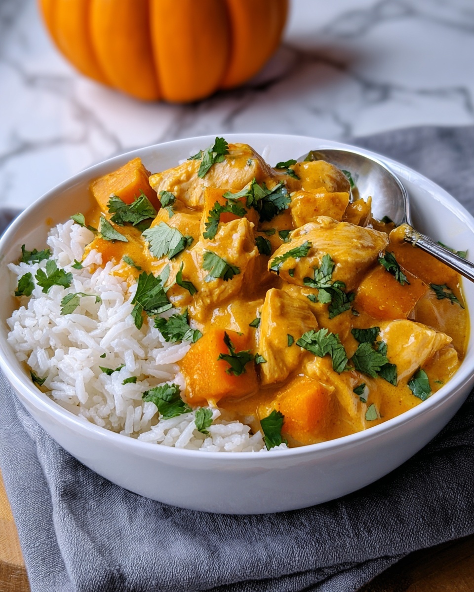 Chicken and Pumpkin Thai Curry Recipe - Recipe Image