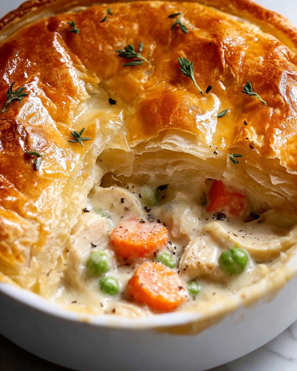Creamy Chicken Pot Pie Recipe - Recipe Image