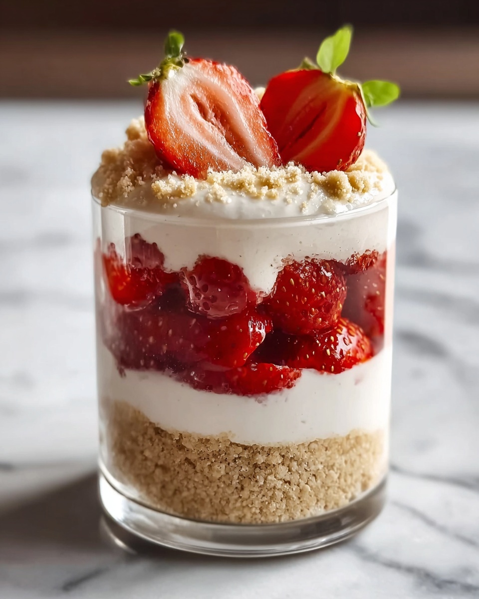 Strawberry Cheesecake Trifle Recipe - Recipe Image