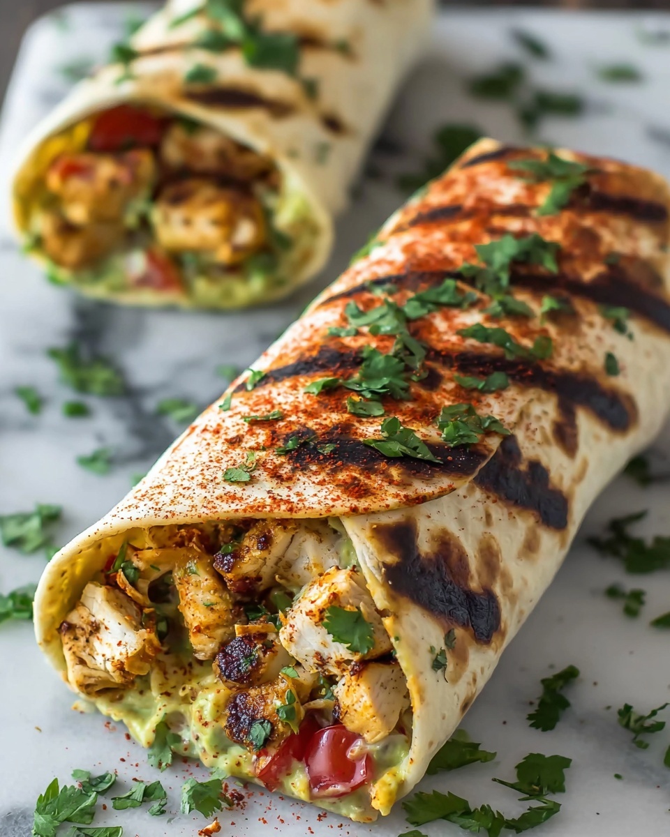 Chipotle Ranch Grilled Chicken Burrito Recipe - Recipe Image