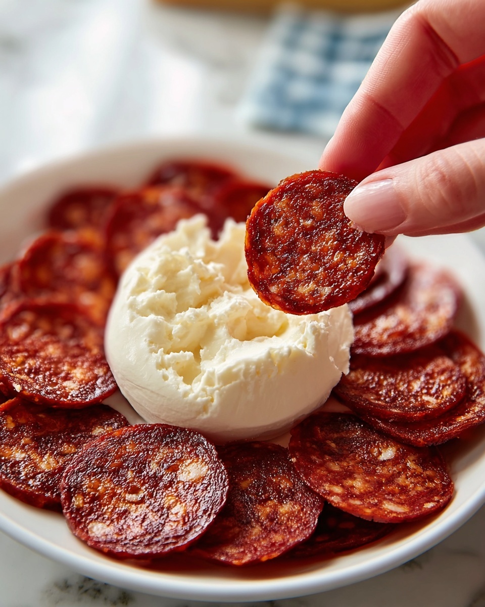 Keto Pepperoni Cream Cheese Bites Recipe - Recipe Image