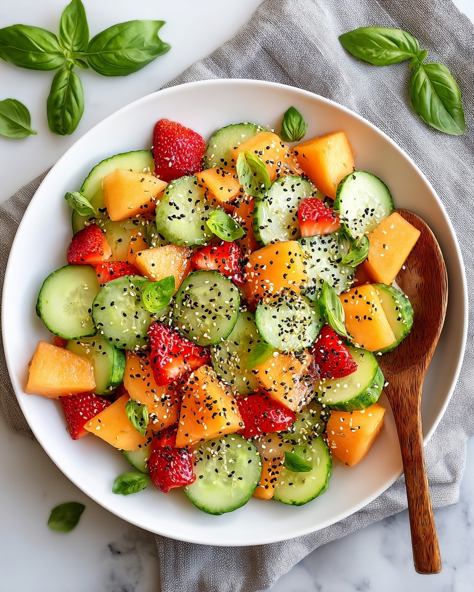 Refreshing Summer Melon Salad Recipe - Recipe Image