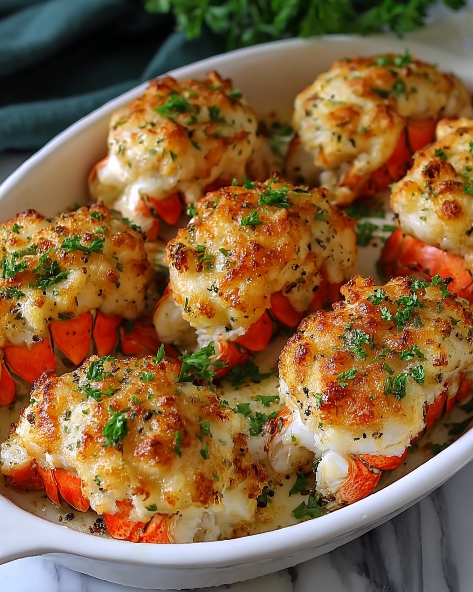 Garlic Butter Baked Lobster Tails Recipe - Recipe Image