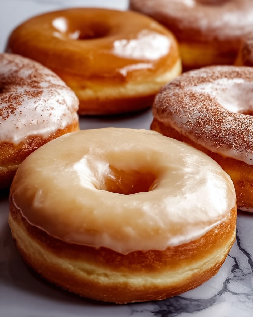 Baked Apple Cider Doughnuts with Cinnamon Maple Glaze Recipe - Recipe Image