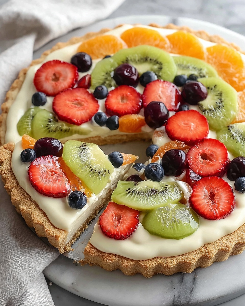 Sugar Cookie Fruit Pizza Recipe - Recipe Image