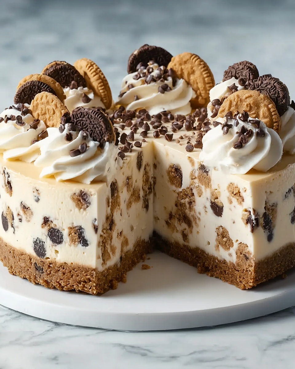 Irresistible Cookie Dough Cheesecake Recipe - Recipe Image
