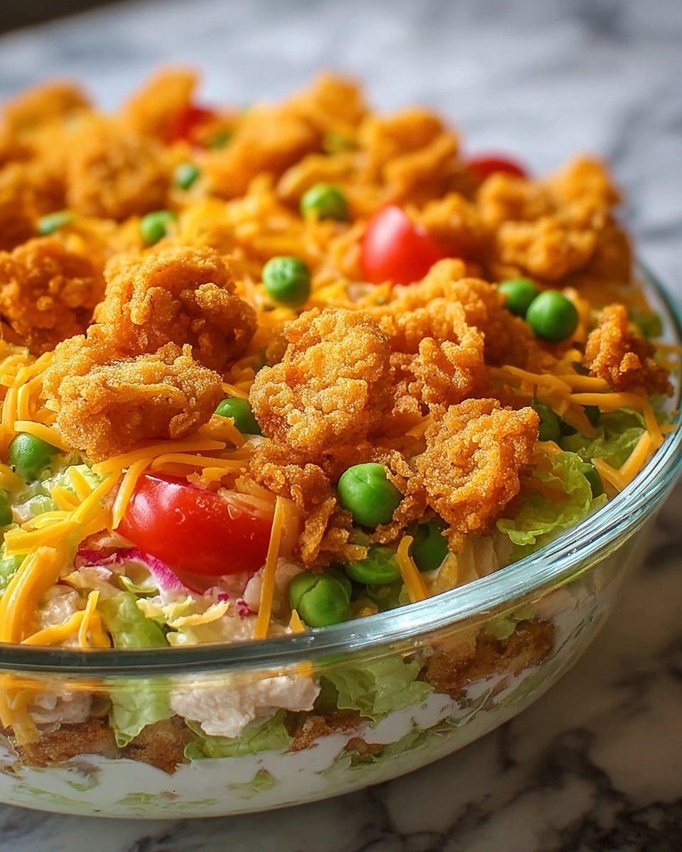 Crispy Hot Chicken Salad Casserole Recipe - Recipe Image