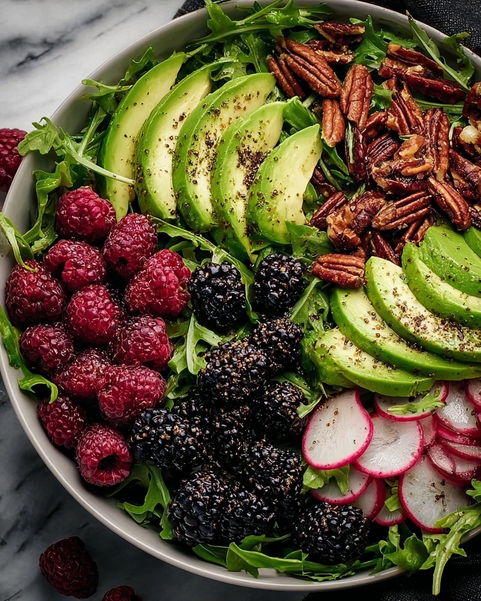 Blackberry & Avocado Salad with Honey Lemon Vinaigrette Recipe - Recipe Image