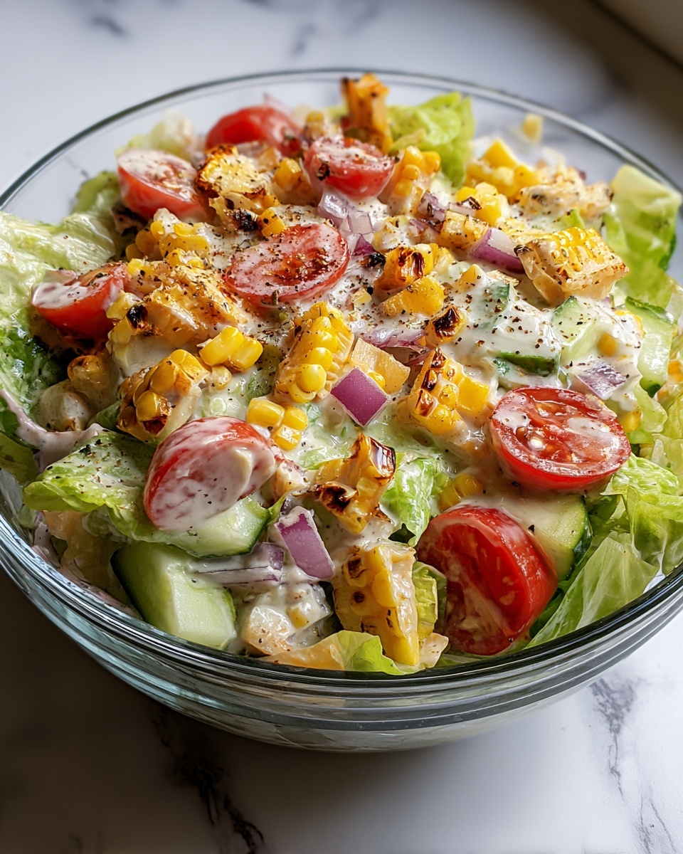 Wedge Salad with Creamy Buttermilk Dressing Recipe - Recipe Image