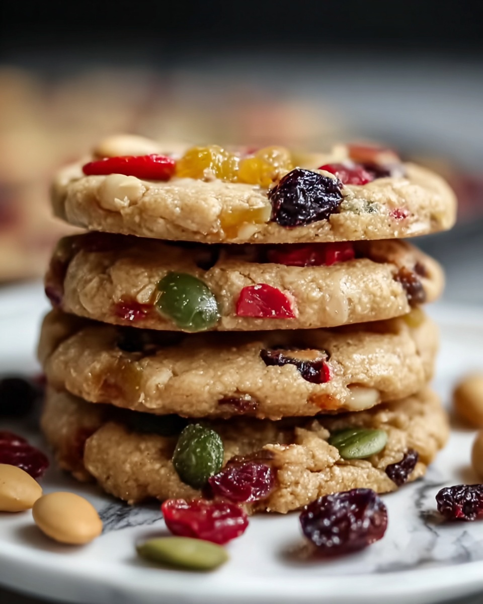 Decadent Chewy Fruitcake Cookies Recipe - Recipe Image
