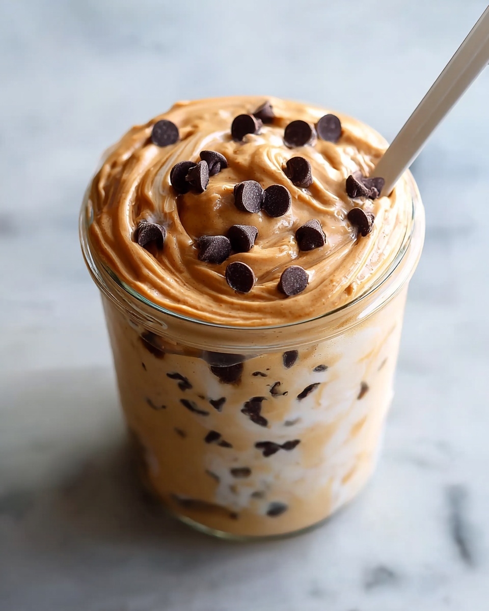 Peanut Butter Cookie Dough Overnight Oats Recipe - Recipe Image