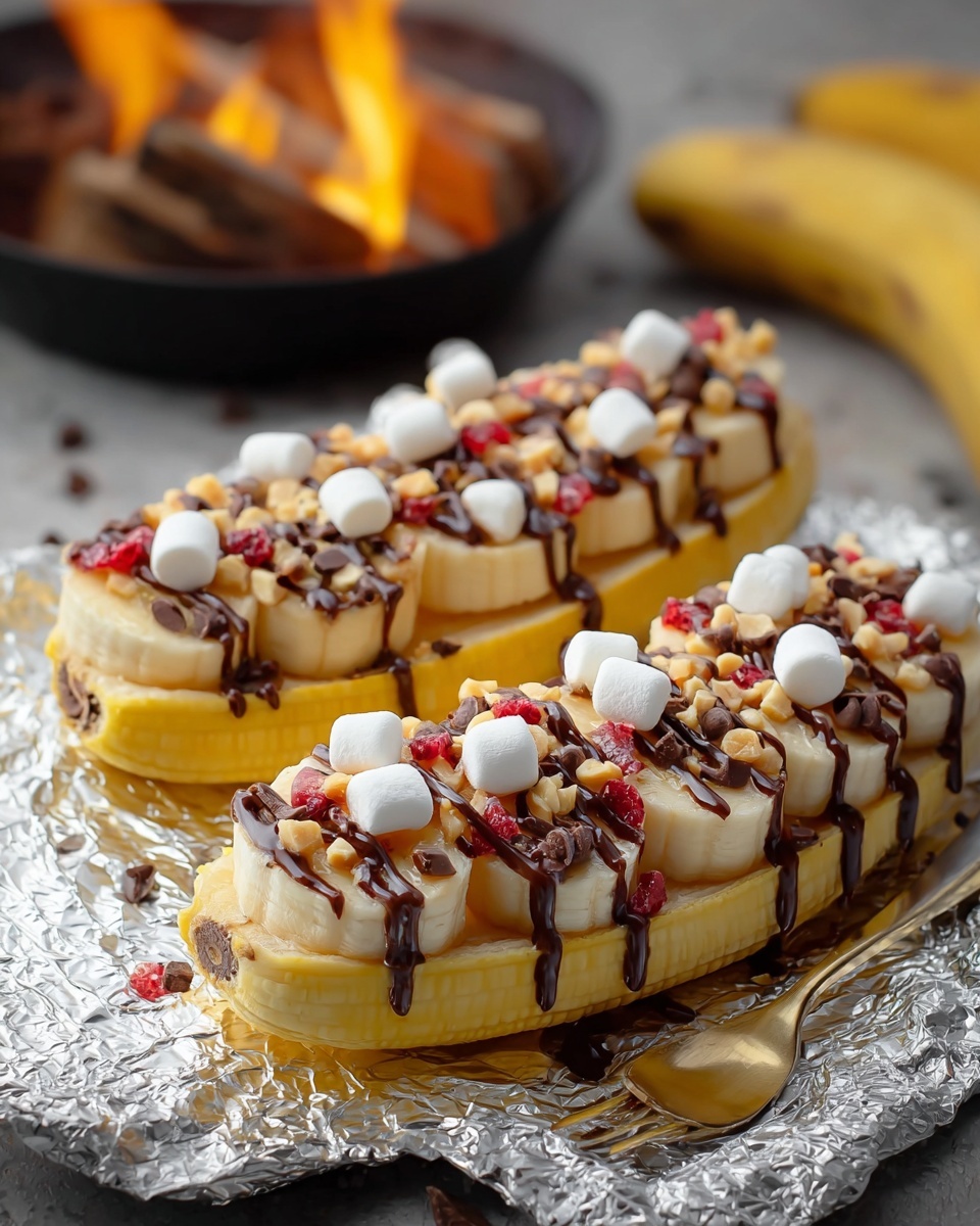 Easy Campfire Banana Boats Recipe - Recipe Image