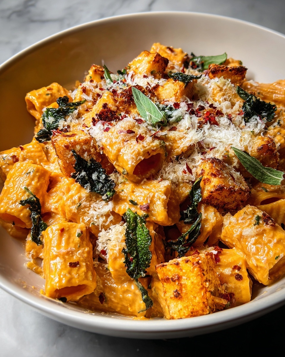 Viral Sweet Potato and Goat Cheese Pasta with Crispy Sage Recipe - Recipe Image