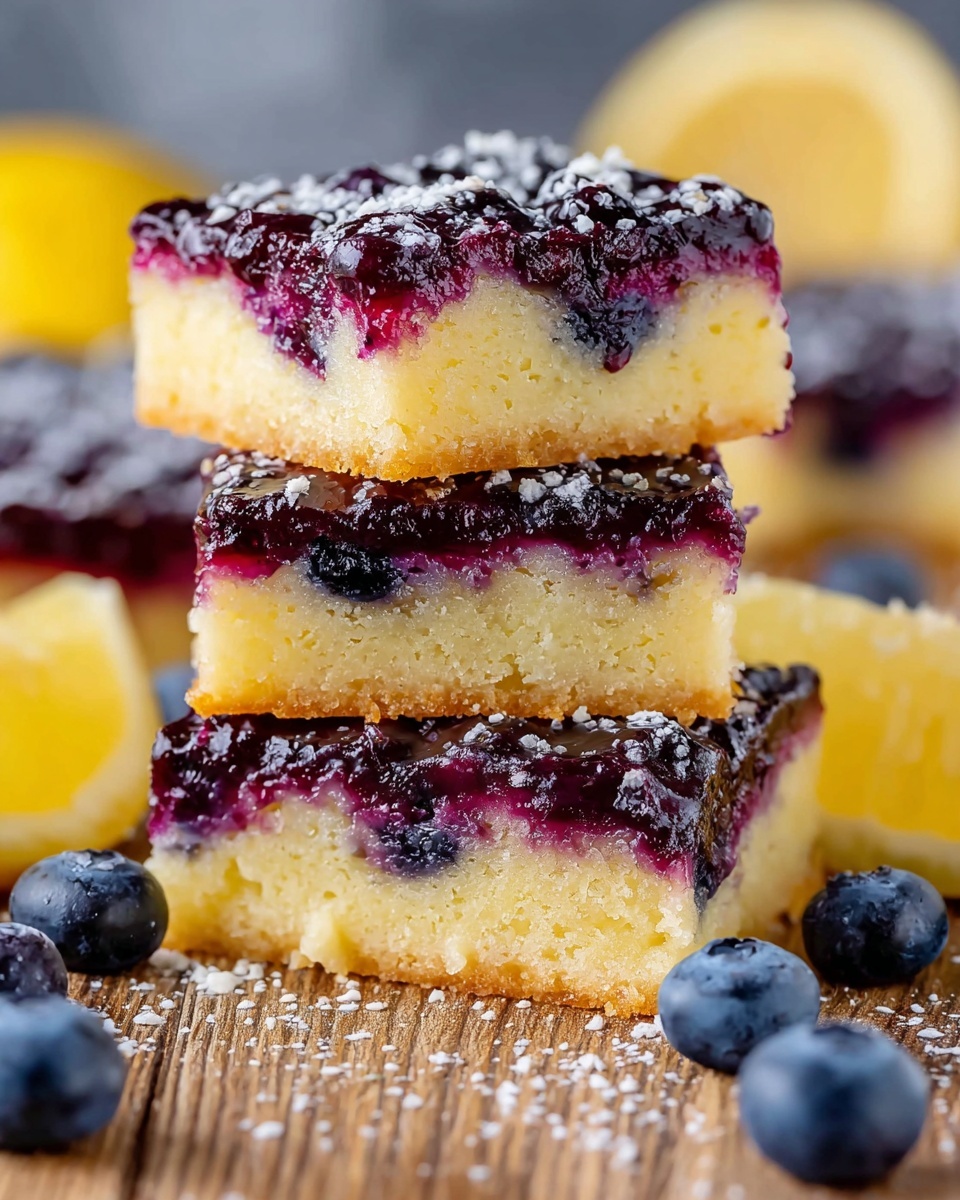 Lemon Blueberry Bars Recipe - Recipe Image