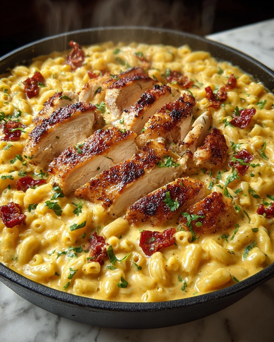 Creamy Sun-Dried Tomato Chicken Pasta Recipe - Recipe Image