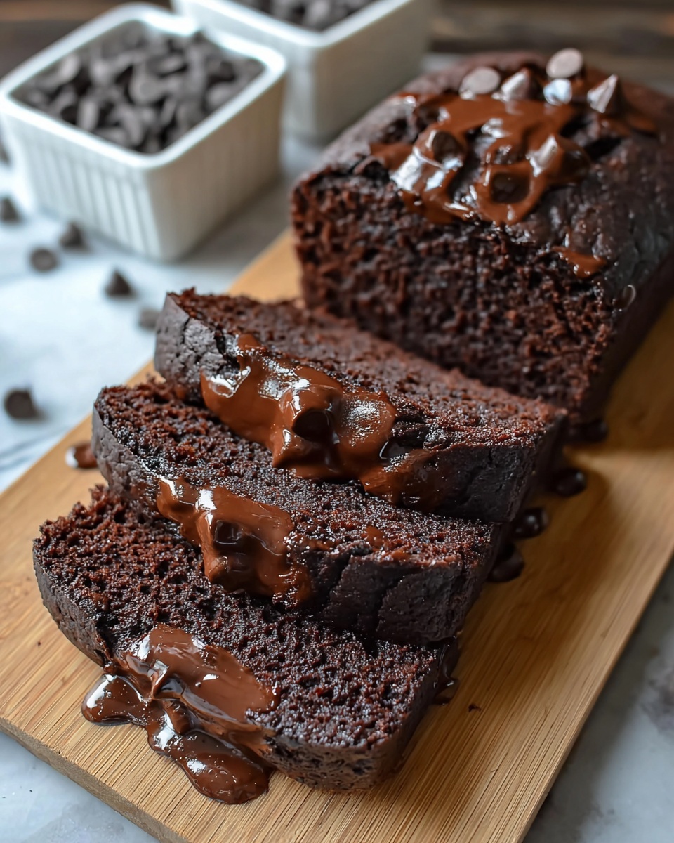 Hot Fudge Brownie Bread Recipe - Recipe Image
