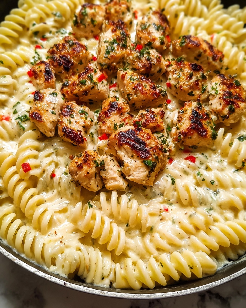 Creamy Garlic Parmesan Chicken Pasta Recipe - Recipe Image