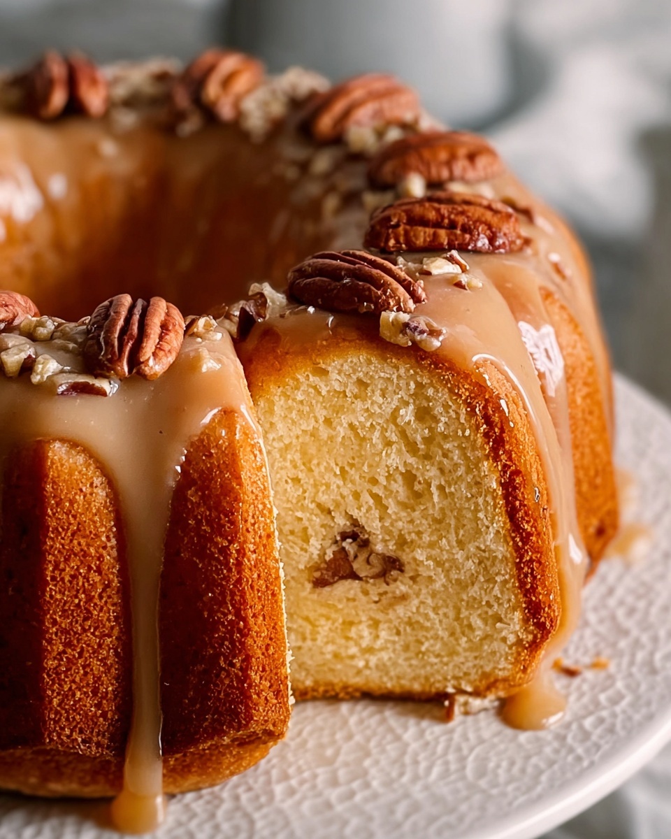 Butter Pecan Pound Cake Recipe - Recipe Image
